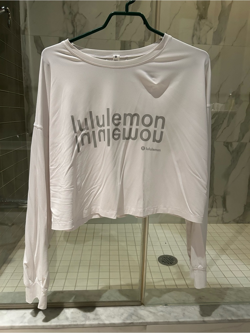 Lululemon White Athletic Top - Lightweight